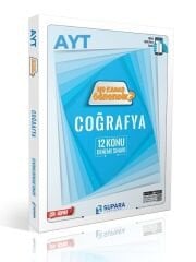 Supara AYT Coğrafya 12 Konu Deneme Ne Kadar Öğrendik Çek Kopar Supara Yayınları