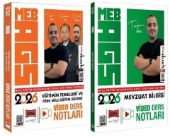 Yargı 2026 MEB-AGS Eğitimin Temelleri + Mevzuat Bilgisi Video Ders Notları 2 li Set Yargı Yayınları