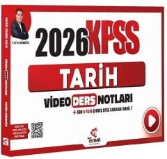 Tekrar Akademi 2026 KPSS Tarih Video Ders Notları