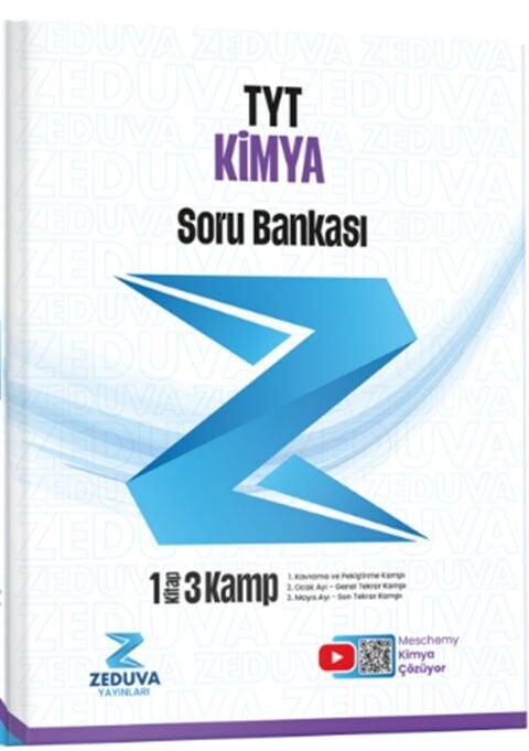 Zeduva Yayınları Meschemy Kimya TYT Kimya 1 Kitap 3 Kamp Soru Bankası