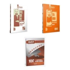 2027 Benim Hocam TYT Felsefe ve Tamamı Video Çözümlü + Tarih Konu + anla kazan paragraf deneme 3'lü Set