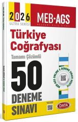 Data 2026 MEB-AGS Türkiye Coğrafyası 50 Deneme Çözümlü Ultra Serisi Data Yayınları