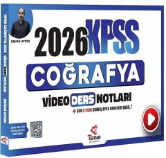 Tekrar Akademi 2026 KPSS Coğrafya Video Ders Notları