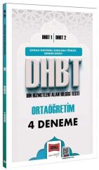 Yargı 2026 DHBT 1-2 Ortaöğretim 4 Deneme Çözümlü Yargı Yayınları
