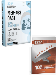 Pegem 2027 ÖABT MEB-AGS Kimya Öğretmenliği Soru Bankası Çözümlü+ Anla Kazan Paragraf