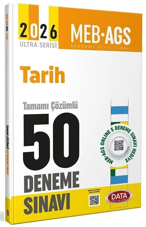Data 2026 MEB-AGS Tarih 50 Deneme Çözümlü Ultra Serisi Data Yayınları