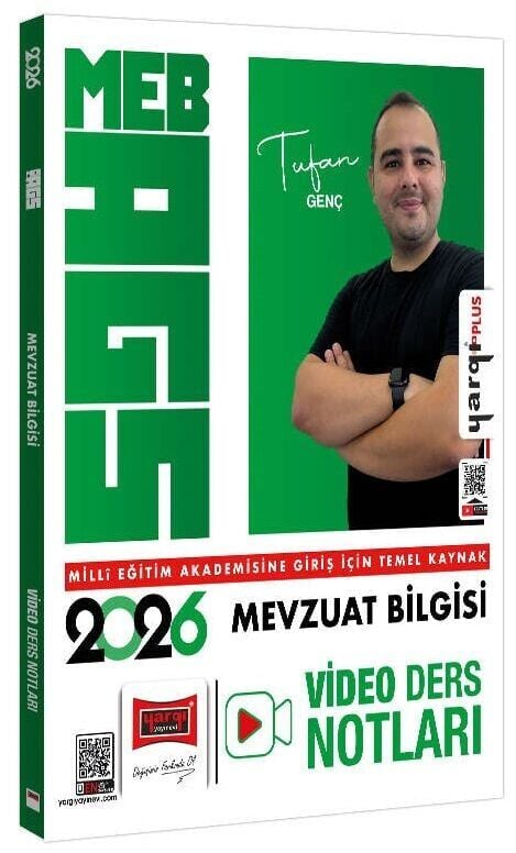 Yargı 2026 MEB-AGS Mevzuat Bilgisi Video Ders Notları - Tufan Genç Yargı Yayınları