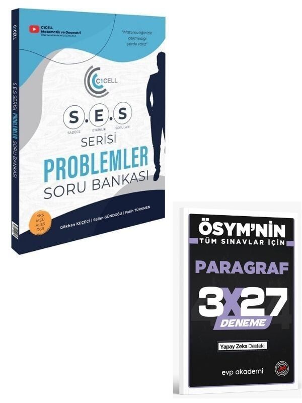 C1cell 2027 TYT Problemler Soru Bankası+ EVP Akademi Paragraf