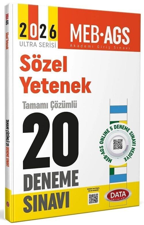 Data 2026 MEB-AGS Sözel Yetenek 20 Deneme Çözümlü Ultra Serisi Data Yayınları