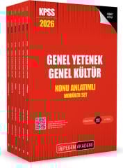 Pegem 2026 KPSS Genel Yetenek Genel Kültür Lisans Konu Anlatımlı Modüler Set 6 Kitap
