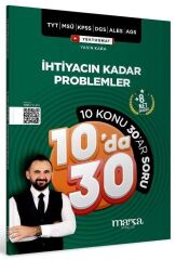 Marka KPSS MEB-AGS YKS TYT MSÜ DGS ALES İhtiyacın Kadar Problemler Kampı 10 da 30 Soru Bankası Çözümlü - Yasin Kara Marka Yayınları