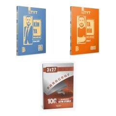 2027 Benim Hocam TYT Kimya + Tarih Konu + anla kazan paragraf deneme 3'lü Set