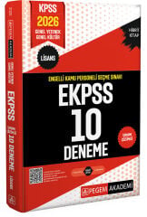 Pegem 2026 E-KPSS Lisans Engelli Kamu Personeli Seçme Sınavı Tamamı Çözümlü 10 Deneme