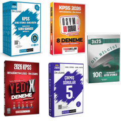 Pegem 2026 KPSS Ön Lisans Soru Bankası Modüler Set + KPSS Ön Lisans 2'li Deneme ve Çıkmış Sorular Seti