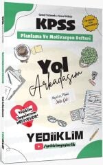 ÜCRETSİZ - Yediiklim KPSS Genel Yetenek Genel Kültür Yol Arkadaşım Planlama ve Motivasyon Defteri Yediiklim Yayınları
