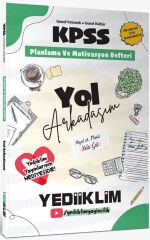 ÜCRETSİZ - Yediiklim KPSS Genel Yetenek Genel Kültür Yol Arkadaşım Planlama ve Motivasyon Defteri Yediiklim Yayınları