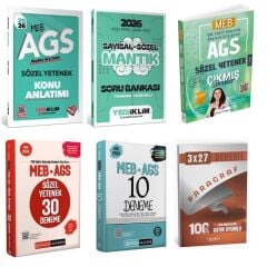 2026 MEB AGS Sözel Yetenek Sınav Kazandıran Süper Karma Set
