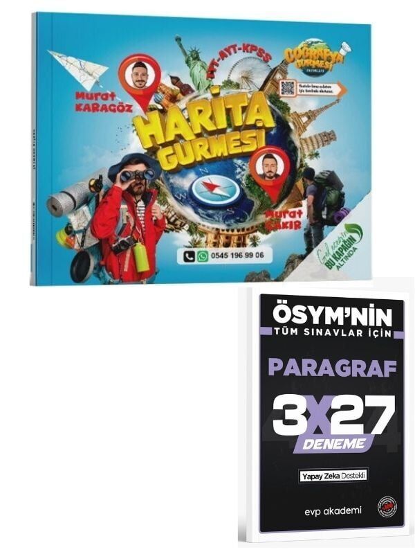 Coğrafya Gurmesi 2027 TYT AYT Coğrafya Harita Gurmesi+ EVP Akademi Paragraf