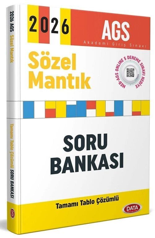Data 2026 MEB-AGS Sözel Mantık Soru Bankası Çözümlü Data Yayınları
