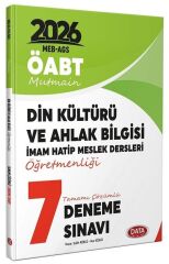 Data 2026 ÖABT MEB-AGS Din Kültürü Öğretmenliği Mutmain 7 Deneme Çözümlü Data Yayınları