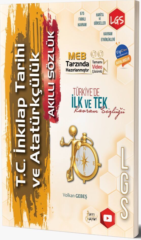 Tanım Yayınları LGS T.C İnkılap Tarihi ve Atatürkçülük Akıllı Sözlük