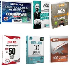 2026 MEB AGS Türkiye Coğrafyası Sınav Kazandıran Süper Karma Yayınlar Seti