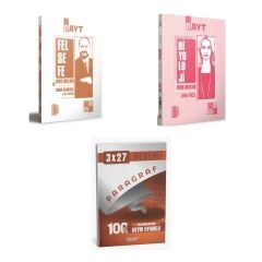 2027 Benim Hocam AYT Felsefe ve Video Çözümlü + Biyoloji Konu + anla kazan paragraf deneme 3'lü Set