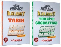 Yönerge 2026 MEB-AGS Tarih + Türkiye Coğrafyası İlelebet Soru Bankası 2 li Set Yönerge Yayınları