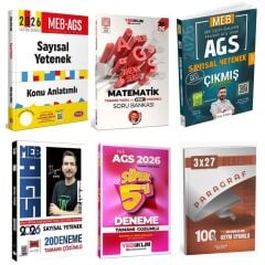 2026 MEB AGS Sayısal Yetenek Sınav Kazandıran Süper Karma Yayınlar Seti