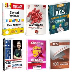 2026 MEB AGS Sayısal Yetenek Sınav Kazandıran Süper Karma Yayınlar Seti