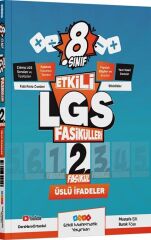 Etkili Matematik Yayınları 8. Sınıf Etkili LGS Fasikülleri Üslü İfadeler 2