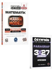 Çap 2027 Üniversiteye Hazırlık Matematik Ders Platosu Maarif Modeli Tematik Soru Bankası+ EVP Akademi Paragraf