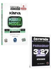 Çap 2027 Üniversiteye Hazırlık Kimya Ders Platosu Maarif Modeli Tematik Soru Bankası + EVP Akademi Paragraf