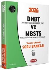 Data 2026 DHBT MBSTS Soru Bankası Çözümlü Data Yayınları
