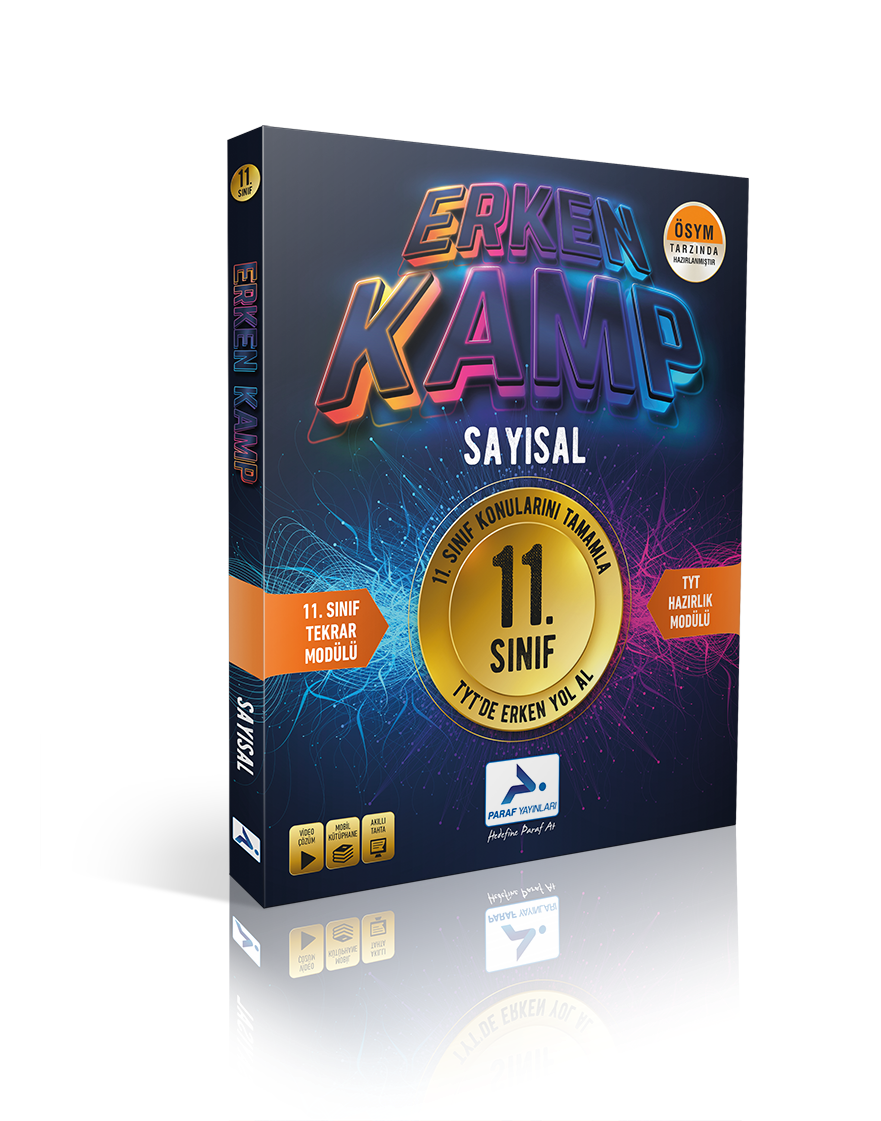 Paraf 11. Sınıf Sayısal Erken Kamp Tekrar Modülü Paraf Yayınları