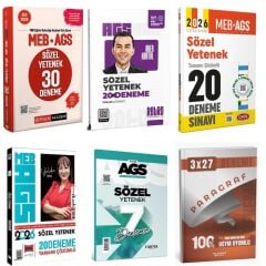2026 MEB AGS Sözel Yetenek Sınav Kazandıran Süper Karma Deneme Seti