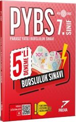 Pruva Akademi 7. Sınıf 5 li Bursluluk Denemeleri