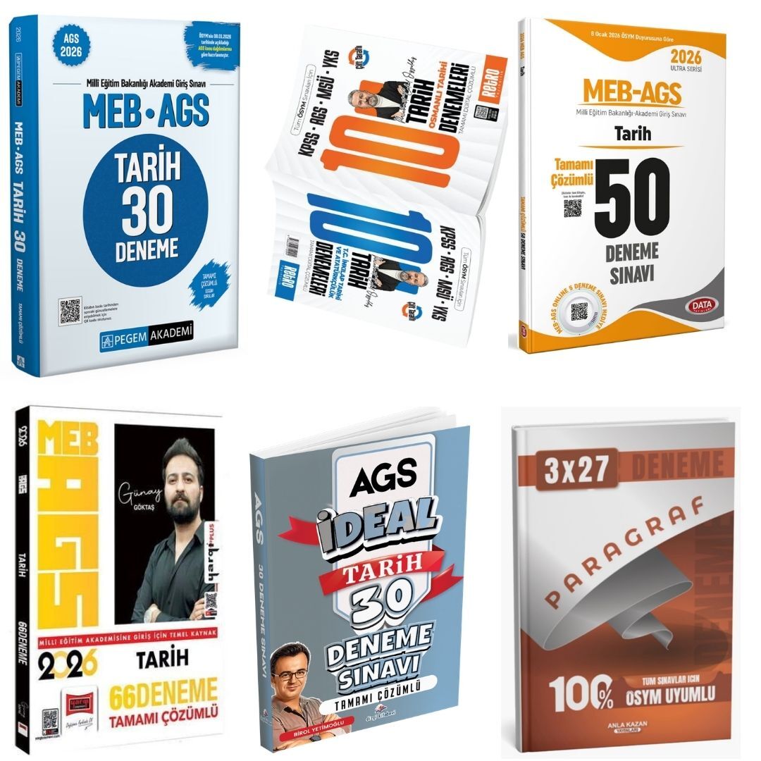2026 MEB AGS Tarih Sınav Kazandıran Süper Karma Deneme Seti