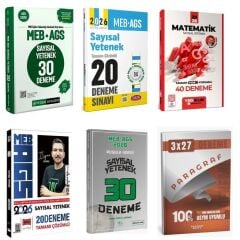 2026 MEB AGS Sayısal Yetenek Sınav Kazandıran Süper Karma Deneme Seti