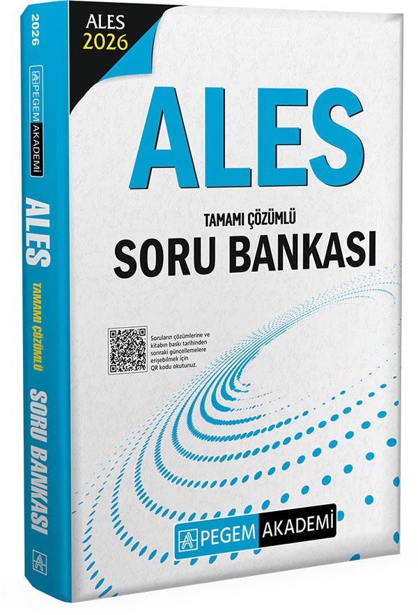Pegem 2026 ALES Tamamı Çözümlü Soru Bankası Pegem Yayınları