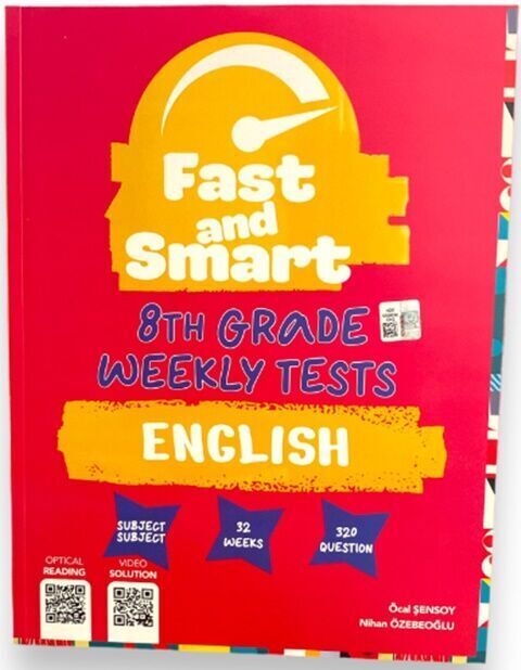 Tammat Yayıncılık 8. Sınıf İngilizce Hızlı ve Akıllı Haftalık Denemeler
