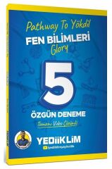 Yediiklim Pathway To YÖKDİL Fen Bilimleri Glory 5 Deneme Çözümlü - Osman Yunus Özer Yediiklim Yayınları