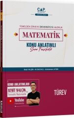 Çap Yayınları YKS TYT AYT Matematik Türev Konu Anlatımlı Soru Fasikülü - Seyit Yalçın Çap Yayınları