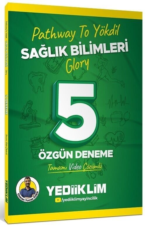 Yediiklim Pathway To YÖKDİL Sağlık Bilimleri Glory 5 Deneme Çözümlü - Osman Yunus Özer Yediiklim Yayınları