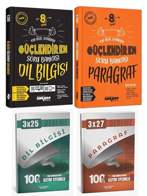Anla Kazan + Ankara 2026 LGS Paragraf Dil Bilgisi Soru + Anla Kazan Paragraf Dil Bilgisi Deneme 4lü