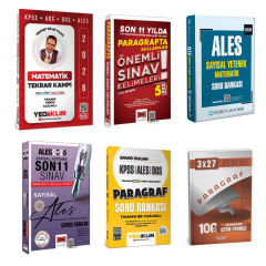 2026 Ales Konu + Ales Soru + Ales Tekrar Kampı + Ales Deneme + Paragraf Çıkmış Sorular Süper Set
