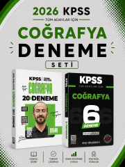 Retro 2026 KPSS Coğrafya 20 Deneme & KPSS Coğrafya 6 Deneme EVP Akademi Seti