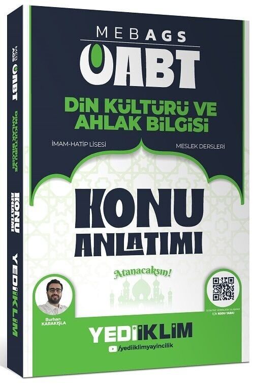 Yediiklim 2026 ÖABT MEB-AGS Din Kültürü ve Ahlak Bilgisi Öğretmenliği Konu Anlatımı - Burhan Karakışla Yediiklim Yayınları