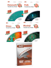 Palme 2027 11. Sınıf Matematik+ Fizik+ Kimya+ Biyoloji Joker Tematik Soru Kitabı Güncel Müfredat+ Anla Kazan Paragraf