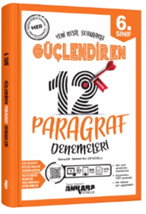 Ankara Yayıncılık 6. Sınıf Paragraf Güçlendiren Denemeleri
